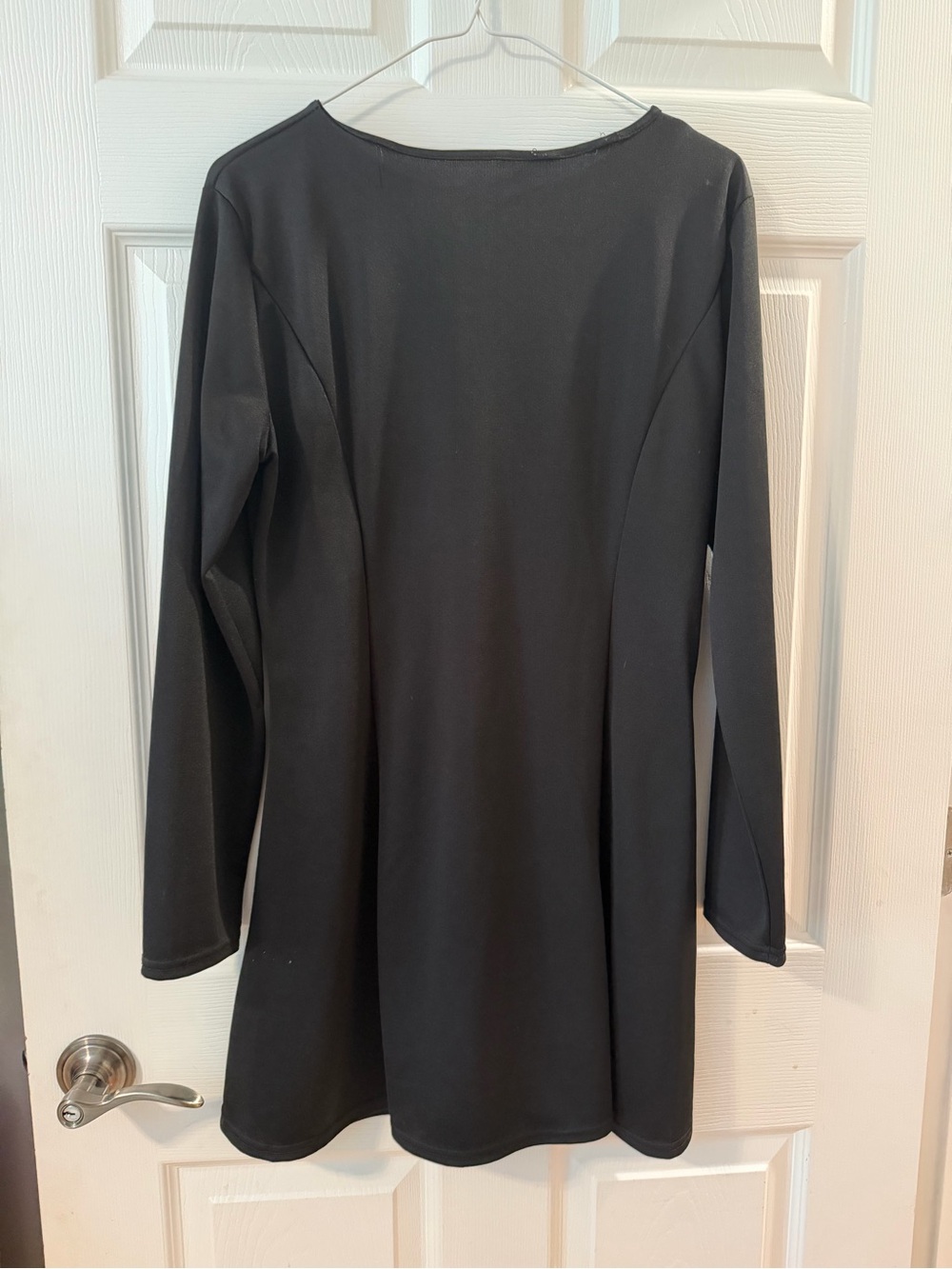 Black Long-Sleeve Women’s Dress